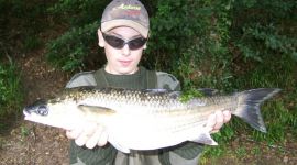 Rory Frampton with a double figure mullet